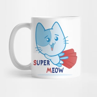 Superhero Super Meow Mug